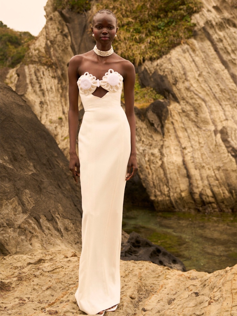 NWT SAU LEE Evelyn Strapless Dress
